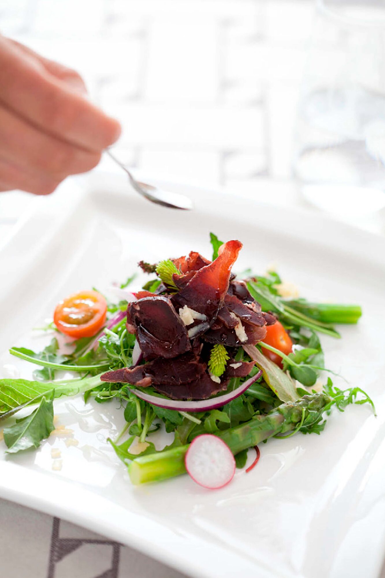 Sommarsallad med renkött